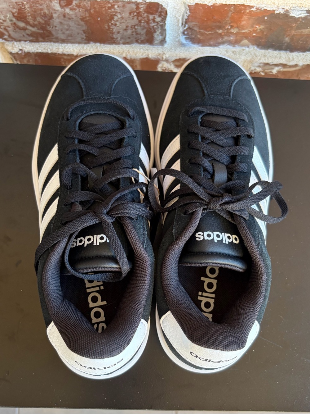adidas VL Court Bold Core Black Cloud White Platform Sneakers Size 6 NWT - Picture 5 of 14
